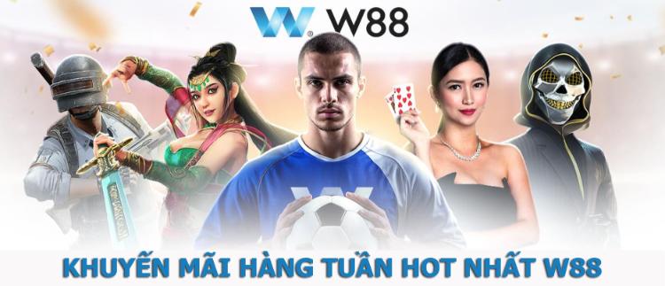 Khuyến mãi hàng tuần W88