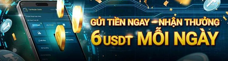 nhận 6 usdt mỗi ngày