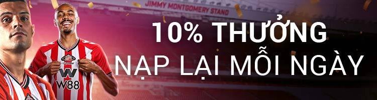 10% thưởng nạp lại